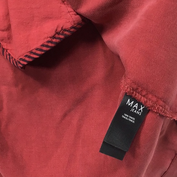 🍂MAX JEANS Sienna Tencel Drape Front Duster Rope Tie Long Length - Picture 5 of 10